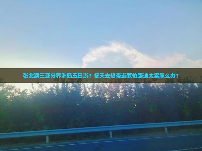 张北到三亚分界洲岛五日游？冬天去热带避寒怕路途太累怎么办？