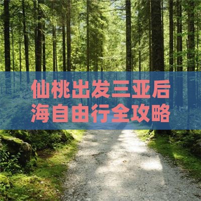 仙桃出发三亚后海自由行全攻略及路线指南