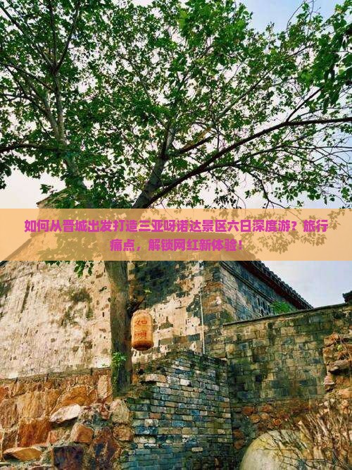如何从晋城出发打造三亚呀诺达景区六日深度游？旅行痛点，解锁网红新体验！