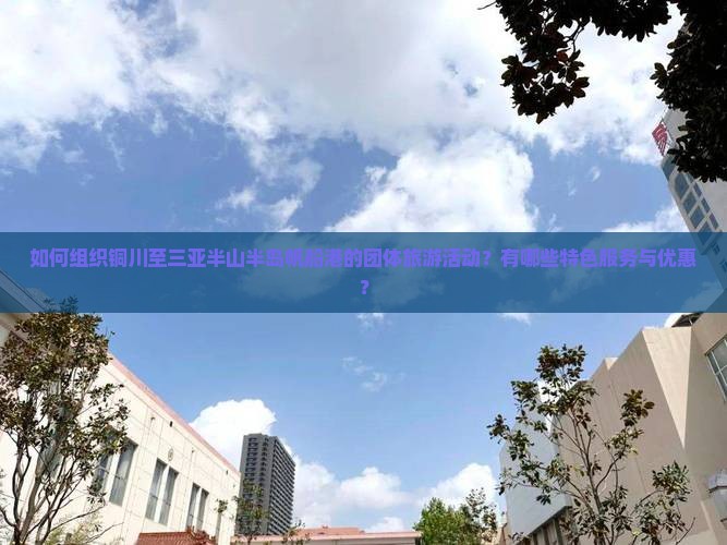 如何组织铜川至三亚半山半岛帆船港的团体旅游活动？有哪些特色服务与优惠？
