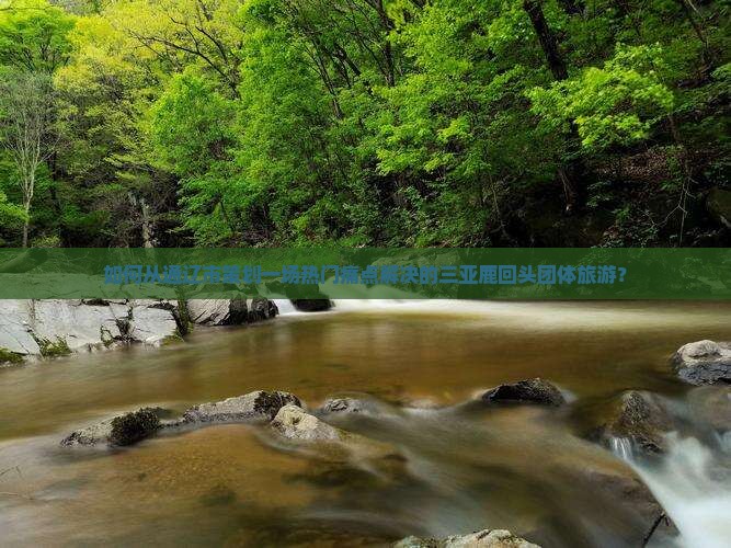 如何从通辽市策划一场热门痛点解决的三亚鹿回头团体旅游？