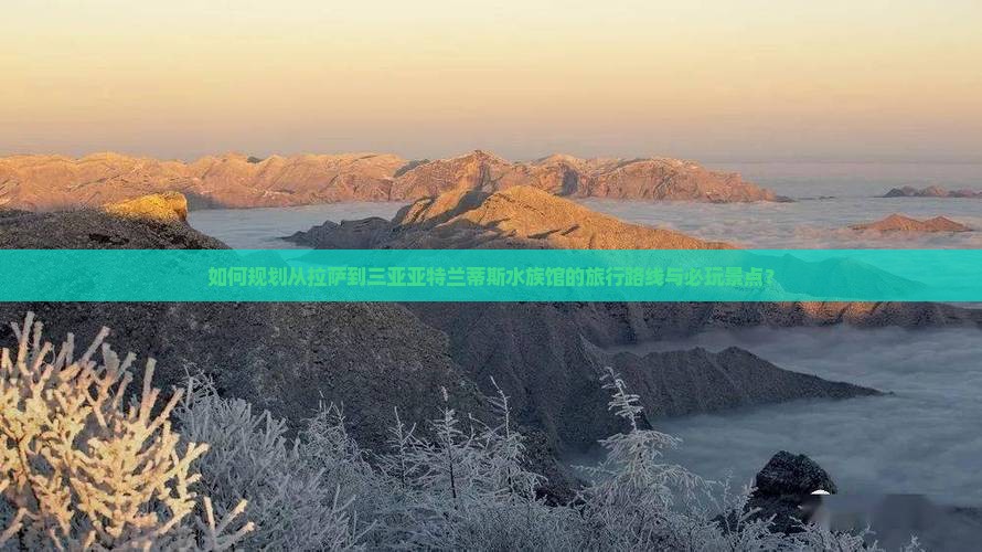 如何规划从拉萨到三亚亚特兰蒂斯水族馆的旅行路线与必玩景点？