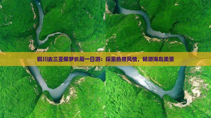 铜川去三亚椰梦长廊一日游：探索热带风情，畅游海岛美景