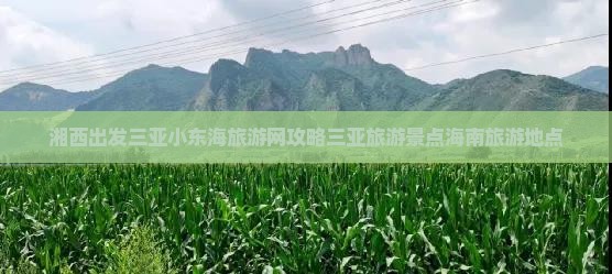 湘西出发三亚小东海旅游网攻略三亚旅游景点海南旅游地点