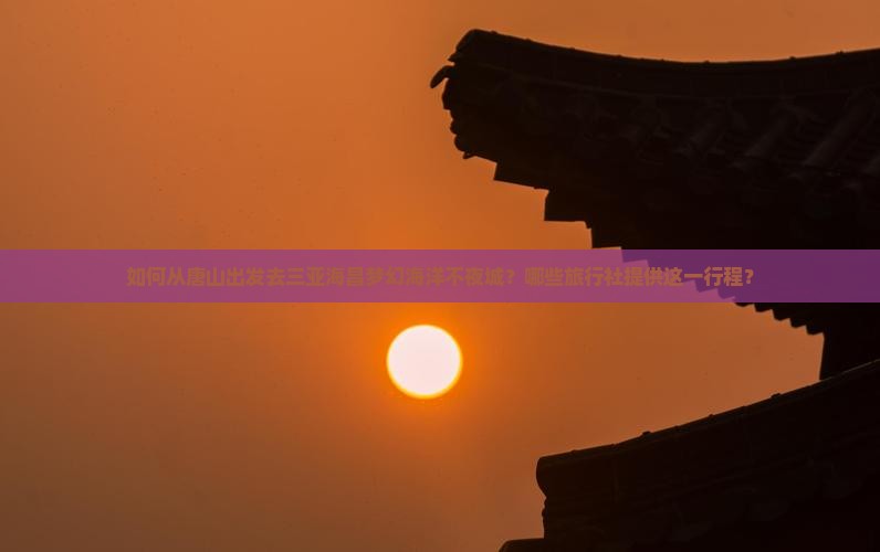 如何从唐山出发去三亚海昌梦幻海洋不夜城？哪些旅行社提供这一行程？
