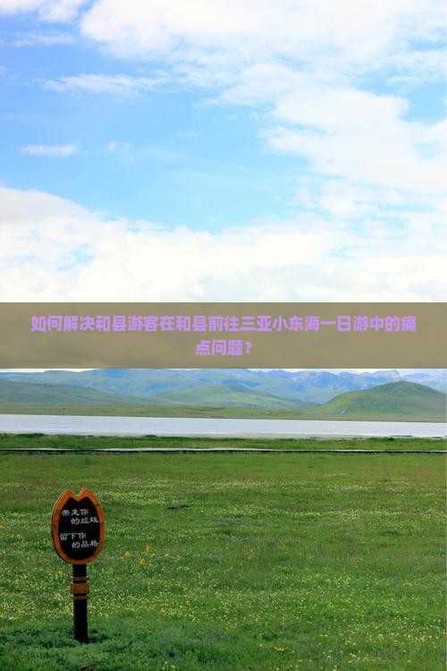 如何解决和县游客在和县前往三亚小东海一日游中的痛点问题？
