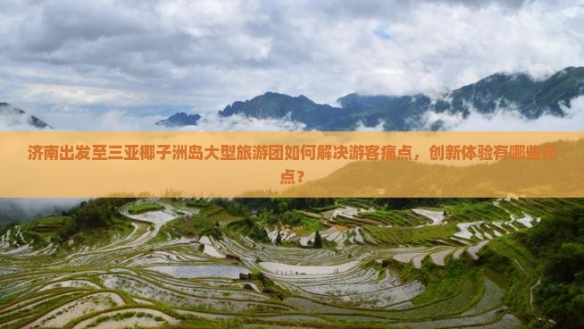 济南出发至三亚椰子洲岛大型旅游团如何解决游客痛点，创新体验有哪些亮点？