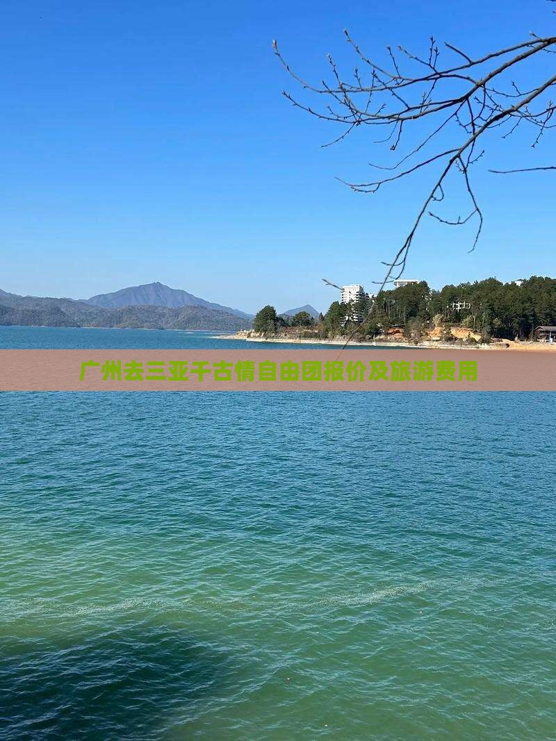 广州去三亚千古情自由团报价及旅游费用