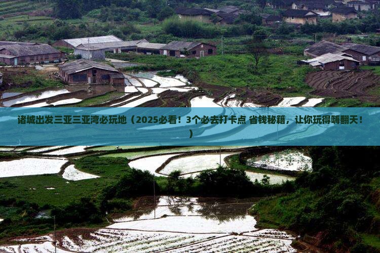 诸城出发三亚三亚湾必玩地