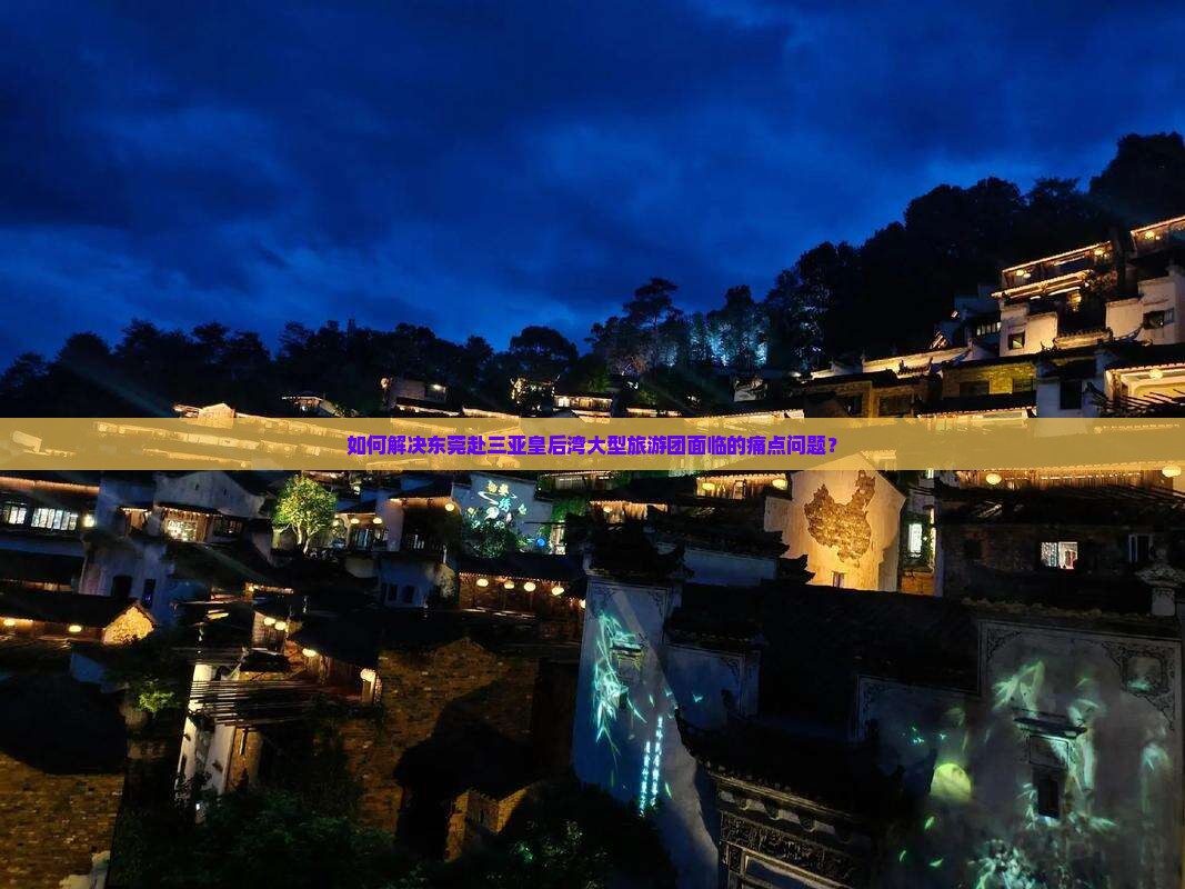 如何解决东莞赴三亚皇后湾大型旅游团面临的痛点问题？