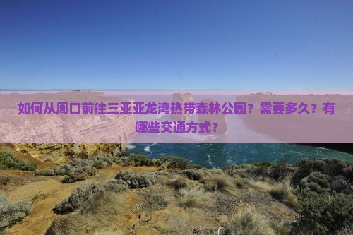 如何从周口前往三亚亚龙湾热带森林公园？需要多久？有哪些交通方式？