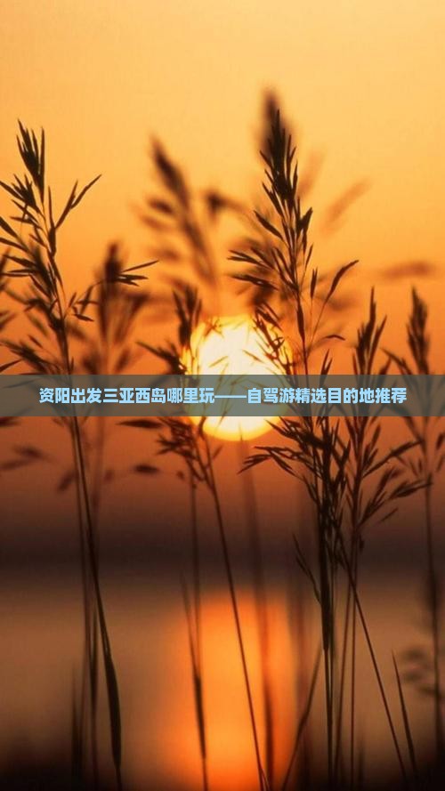 资阳出发三亚西岛哪里玩——自驾游精选目的地推荐