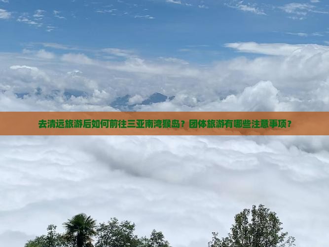 去清远旅游后如何前往三亚南湾猴岛？团体旅游有哪些注意事项？