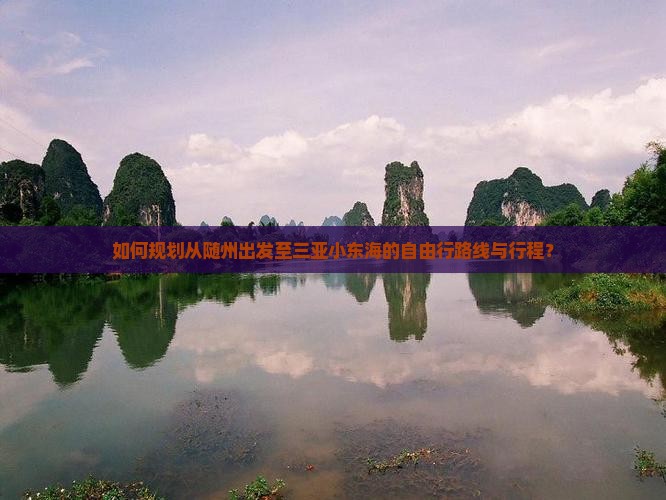如何规划从随州出发至三亚小东海的自由行路线与行程？