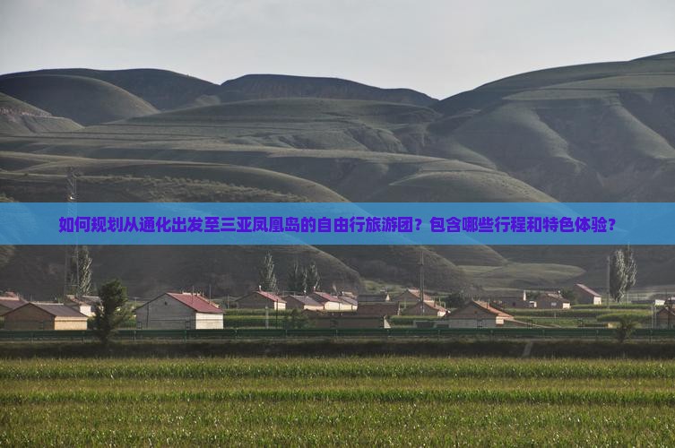 如何规划从通化出发至三亚凤凰岛的自由行旅游团？包含哪些行程和特色体验？