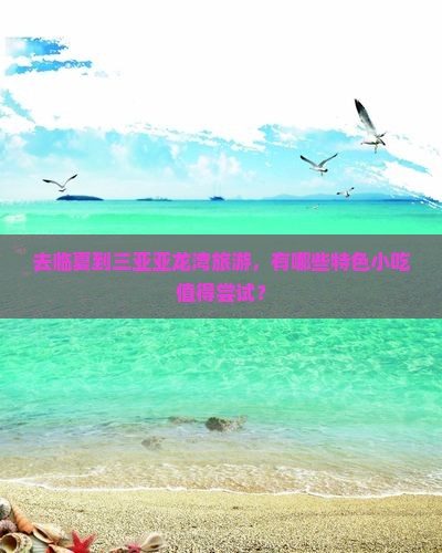 去临夏到三亚亚龙湾旅游，有哪些特色小吃值得尝试？