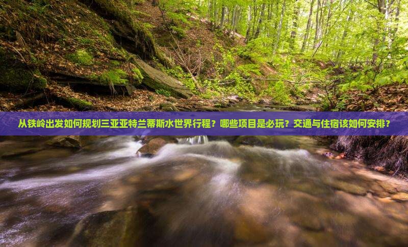 从铁岭出发如何规划三亚亚特兰蒂斯水世界行程？哪些项目是必玩？交通与住宿该如何安排？