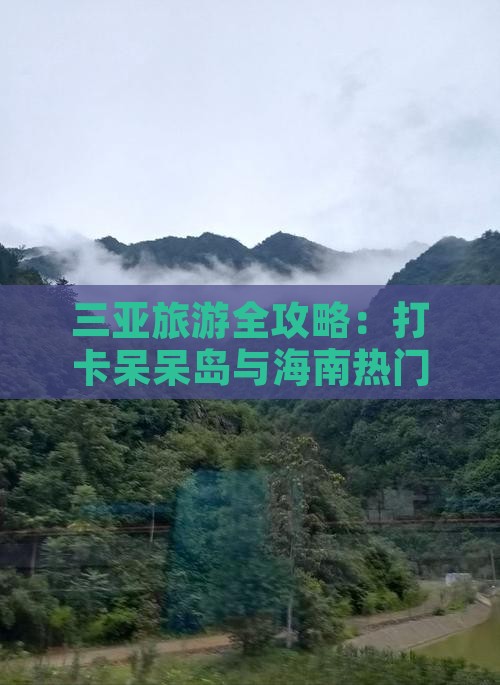 三亚旅游全攻略：打卡呆呆岛与海南热门景点