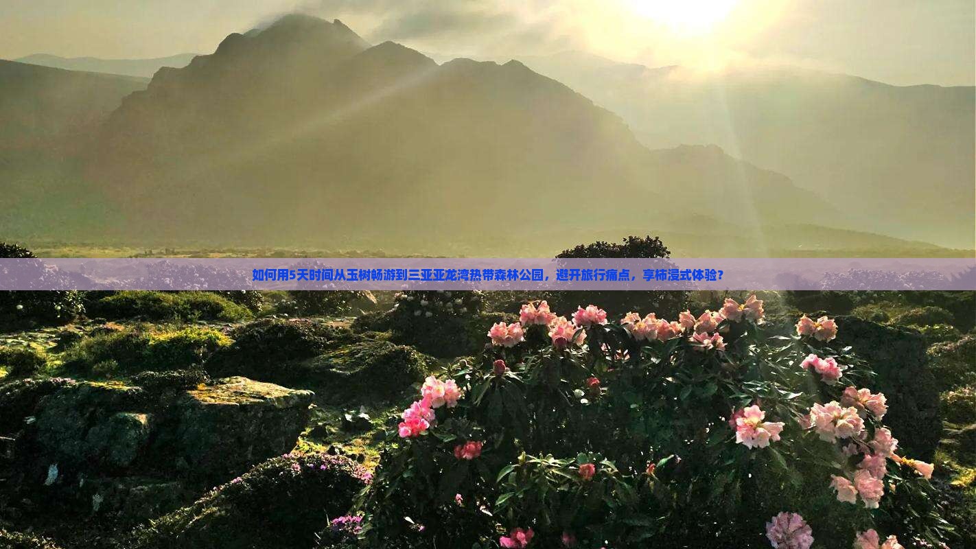 如何用5天时间从玉树畅游到三亚亚龙湾热带森林公园，避开旅行痛点，享柿浸式体验？