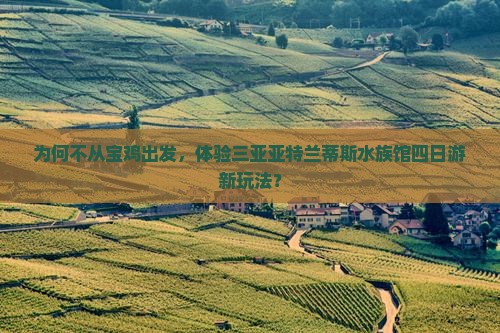 为何不从宝鸡出发，体验三亚亚特兰蒂斯水族馆四日游新玩法？