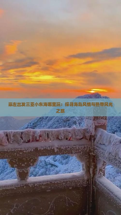崇左出发三亚小东海哪里玩：探寻海岛风情与热带风光之旅