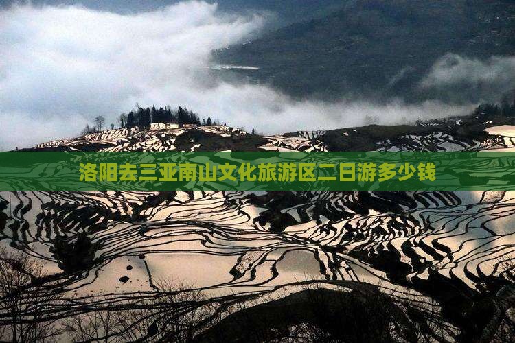 洛阳去三亚南山文化旅游区二日游多少钱
