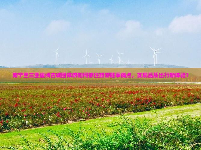 南宁至三亚崖洲古城团体游如何抓住旅游旺季痛点,实现品质出行新体验? 南宁至三亚崖洲古城团体游如何抓住旅游旺季痛点,实现品质出行新体验?