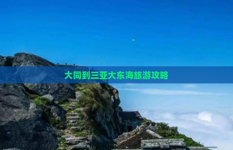 大同到三亚大东海旅游攻略