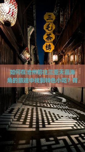 如何在沧州前往三亚天涯海角的旅途中找到特色小吃？有哪些必尝的小吃推荐？