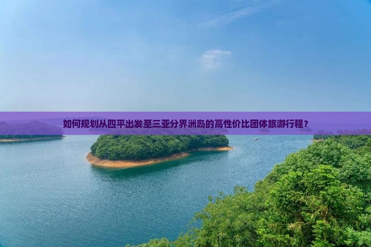 如何规划从四平出发至三亚分界洲岛的高性价比团体旅游行程？