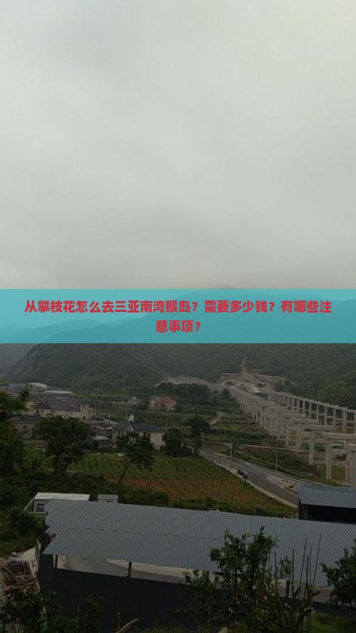 从攀枝花怎么去三亚南湾猴岛？需要多少钱？有哪些注意事项？