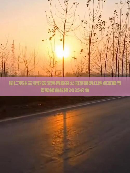 铜仁前往三亚亚龙湾热带森林公园旅游网红地点