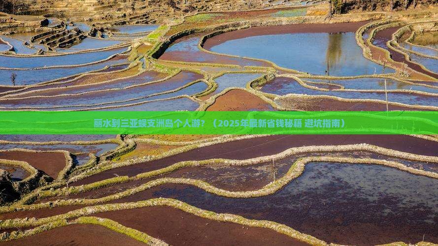 丽水出发三亚蜈支洲岛个人游