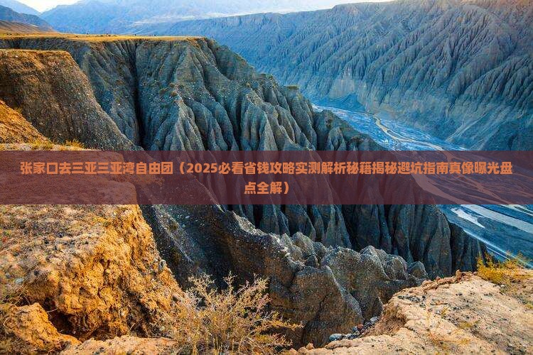 张家口去三亚三亚湾自由团