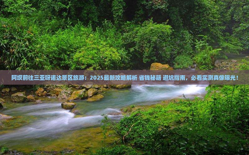 阿坝前往三亚呀诺达景区旅游