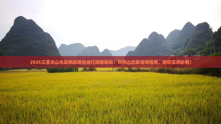 双鸭山出发三亚半山半岛帆船港自由团