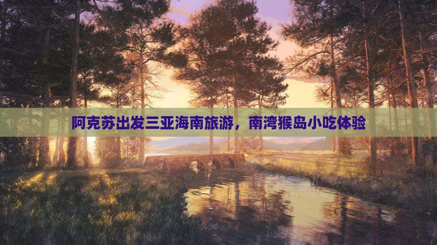 阿克苏出发三亚南湾猴岛旅游小吃