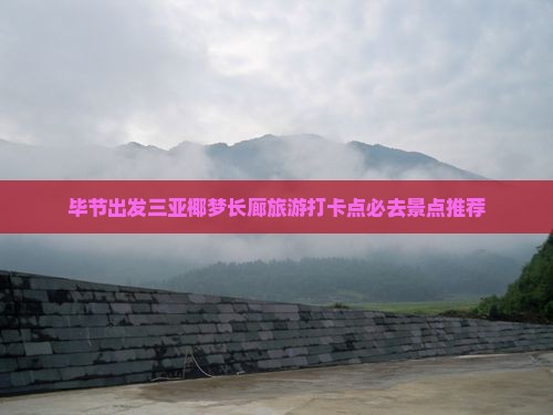 毕节出发三亚椰梦长廊旅游打卡点