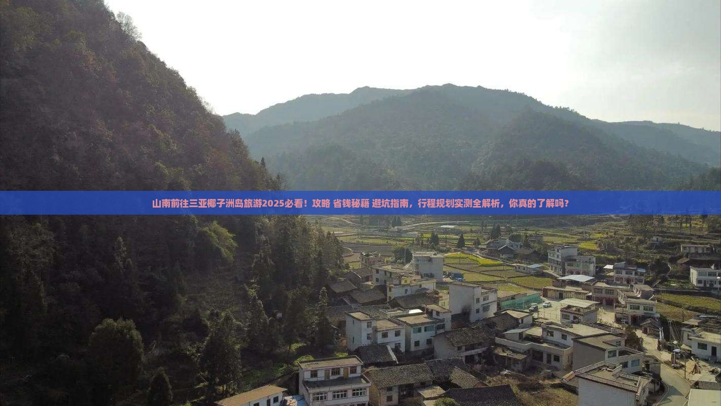 山南前往三亚椰子洲岛旅游