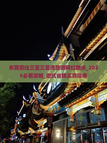 东莞前往三亚三亚湾旅游网红地点