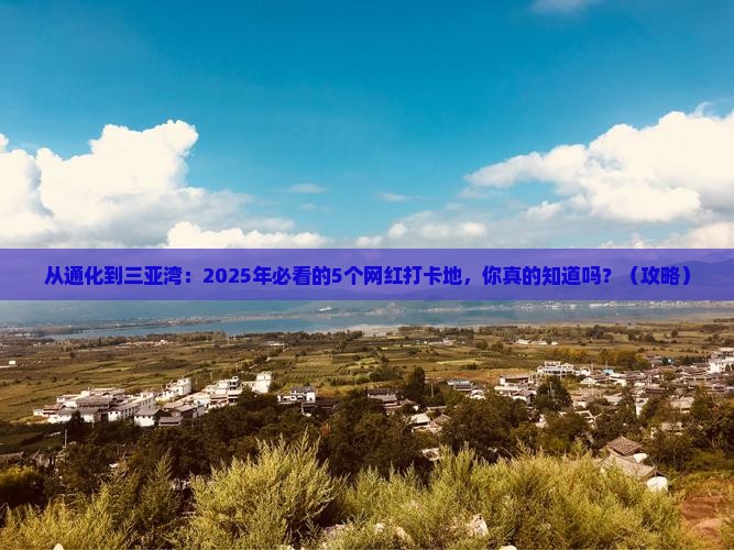 通化前往三亚三亚湾旅游网红地点