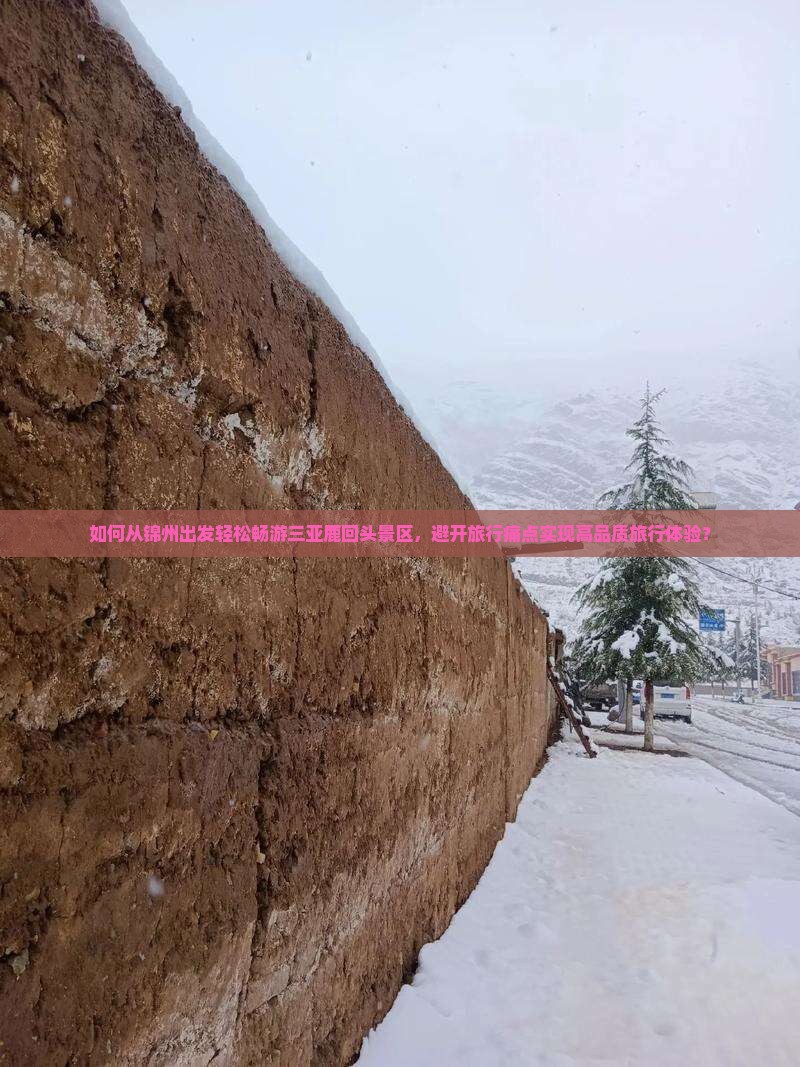 如何从锦州出发轻松畅游三亚鹿回头景区，避开旅行痛点实现高品质旅行体验？