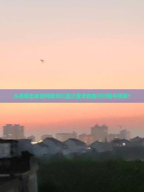 从岳阳出发如何规划三亚三亚湾自由行行程与预算？