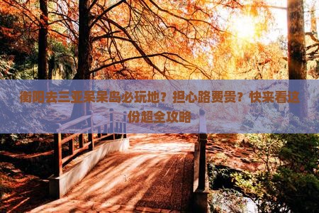 衡阳去三亚呆呆岛必玩地？担心路费贵？快来看这份超全攻略