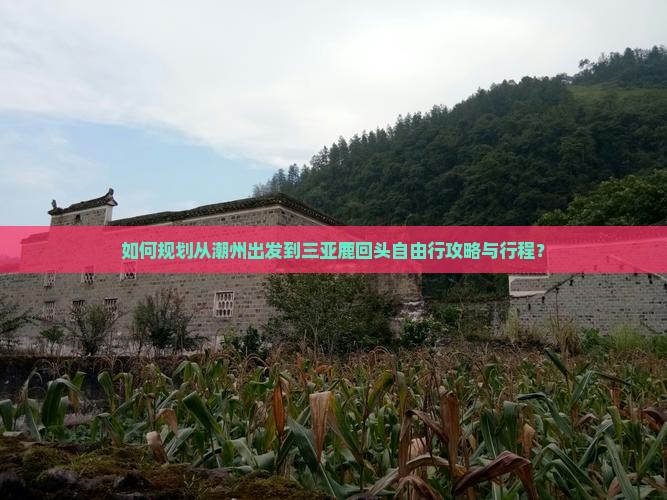 如何规划从潮州出发到三亚鹿回头自由行攻略与行程？