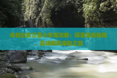 永新出发三亚小东海攻略：探索海岛秘境，品味椰风海韵之旅