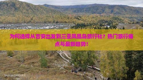 为何选择从吉安出发到三亚凤凰岛旅行社？热门旅行痛点与最新趋势！