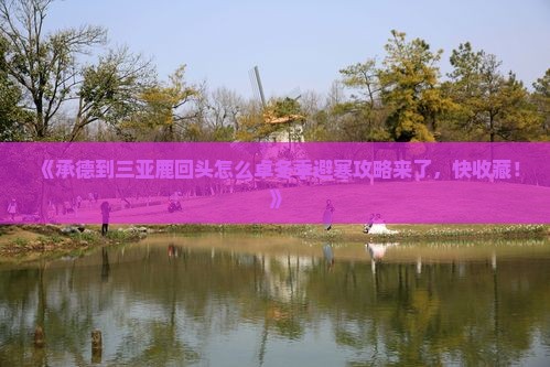 《承德到三亚鹿回头怎么卓冬季避寒攻略来了，快收藏！》