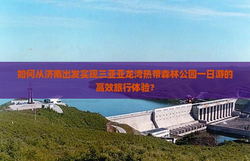 如何从济南出发实现三亚亚龙湾热带森林公园一日游的高效旅行体验？