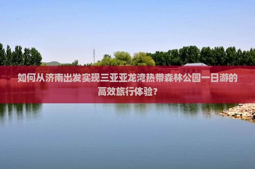 如何从济南出发实现三亚亚龙湾热带森林公园一日游的高效旅行体验？